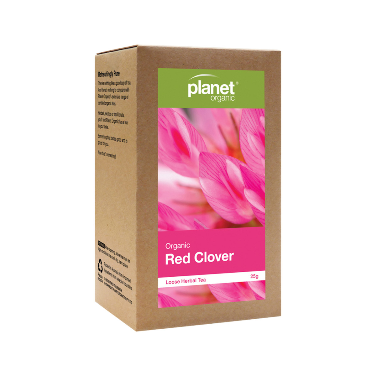 Planet Organic Organic Herbal Tea Red Clover Loose Leaf 25g